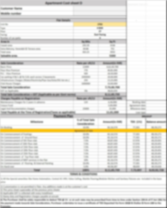 ASBL Broadway Price Sheet
